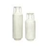 VASE SET 2 PCS - ANTIQUE WHITE