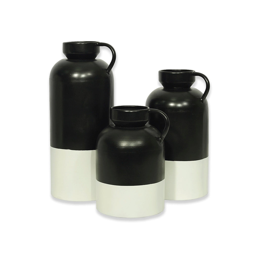 VASE SET 2 PCS - WHITE