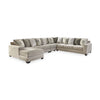 ARDSLEY SECTIONAL SOFA 5 PCS BEIGE
