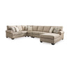 BACENO SECTIONAL SOFA WITH CHAISE 4 PCS