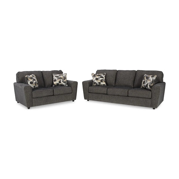 Cascilla sofa set with plush seating cushions