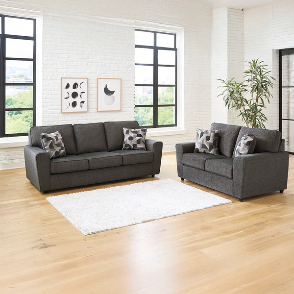 Ashley Cascilla contemporary sofa and loveseat
