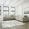 LYNDEBORO SECTIONAL SOFA 5 PCS GREY
