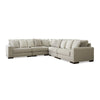 LYNDEBORO SECTIONAL SOFA 5 PCS GREY