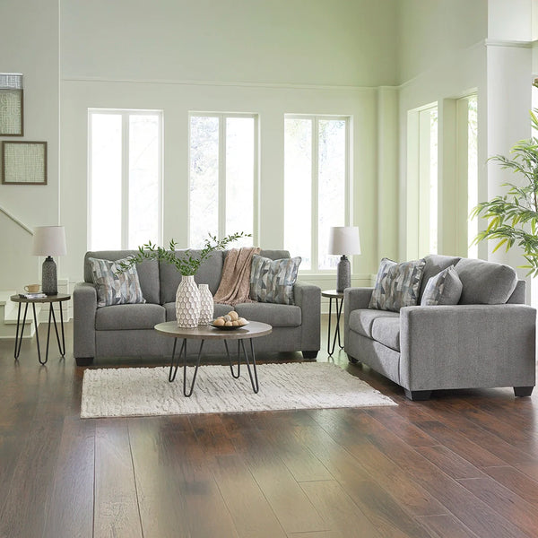 Deltona 3-piece grey sofa set for modern living rooms