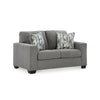 DELTONA SOFA SET 3 PCS GREY