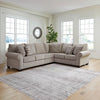 CLAIREAH SECTIONAL SOFA 3 PCS GREY