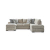CALNITA SECTIONAL SOFA WITH CHAISE 2 PCS