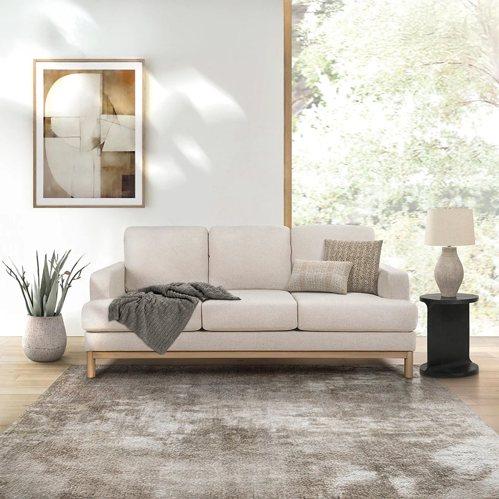 BIGGALEY SOFA 3 SEATER BLUE