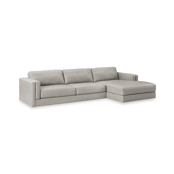 Amiata sectional with sleek double-padded arms and low-profile design ��� Ashley UAE