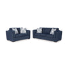 EVANSLEY SOFA SET 3 PCS BLUE