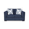 EVANSLEY SOFA SET 3 PCS BLUE