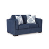 EVANSLEY SOFA SET 3 PCS BLUE