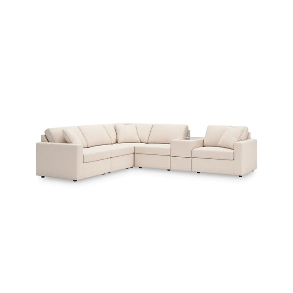 MODMAX SECTIONAL SOFA BEIGE 6 PCS
