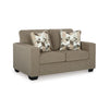 BRISTAVIEW LOVESEAT 2 SEATER DARK BEIGE