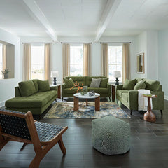 BIXLER SOFA SET 3 PCS GREEN