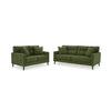 BIXLER SOFA SET 3 PCS GREEN