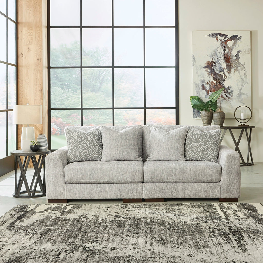 REGENT PARK LOVESEAT - GREY