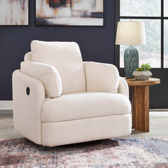 MODMAX SWIVEL GLIDER RECLINER - WHITE
