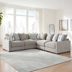 Aslan Court SECTIONAL SOFA 5 PCS - GREY