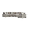 Aslan Court SECTIONAL SOFA 6 PCS - GREY