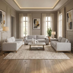 LEAMEA SOFA SET 3 PCS - GREY