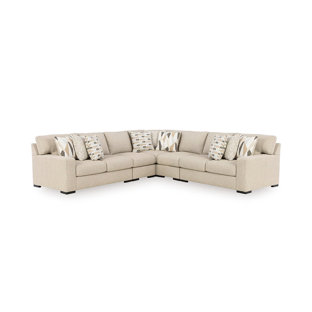 Laurelgrove SECTIONAL SOFA 5 PCS - BEIGE