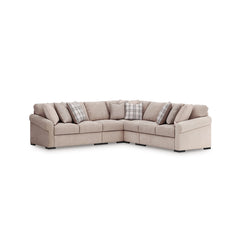 BRIDGEMONT SECTIONAL SOFA 5 PCS - GREY
