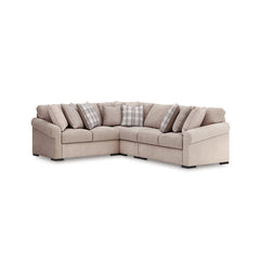 BRIDGEMONT SECTIONAL SOFA 4 PCS - GREY
