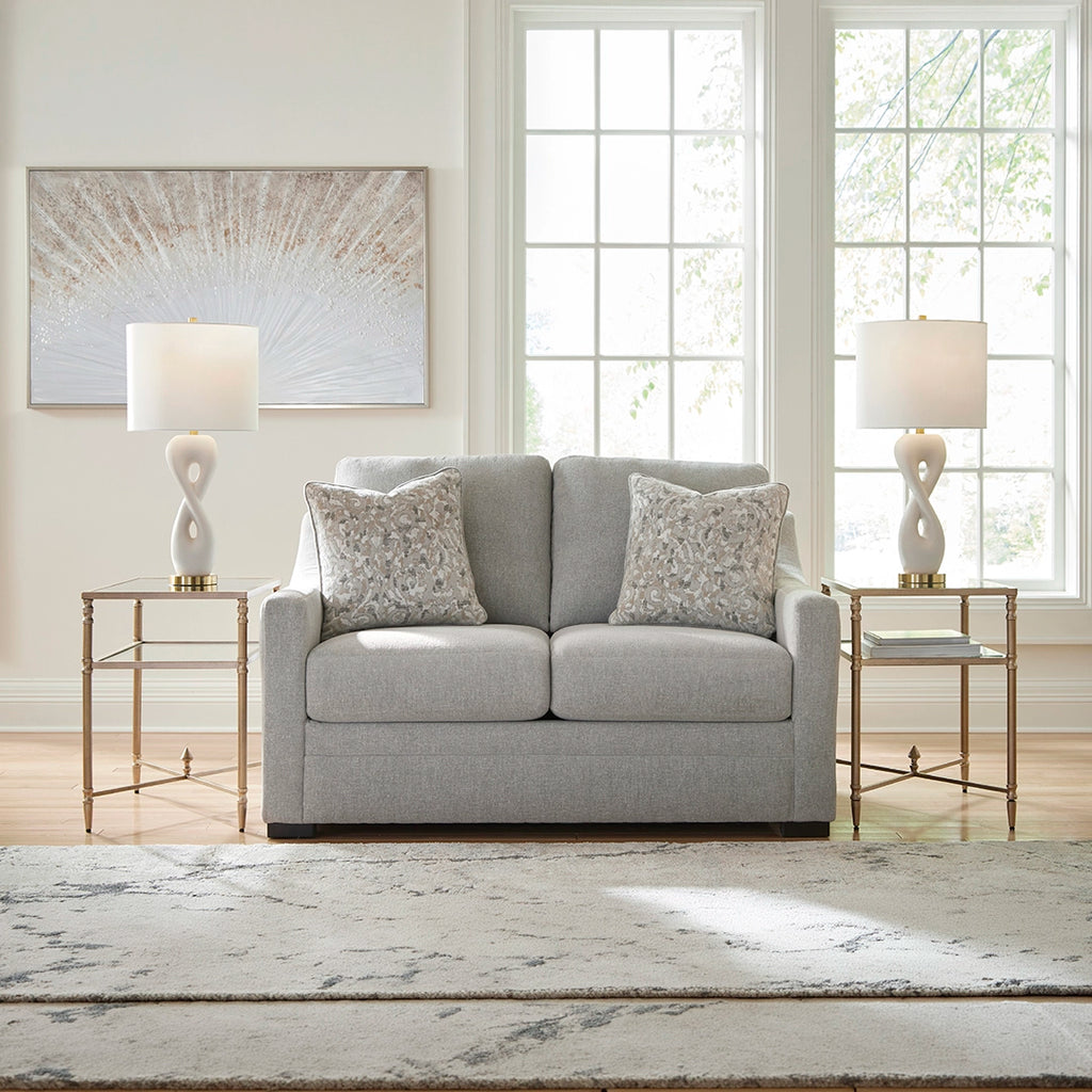 IVORY BROOK SOFA 2 SEATER - GREY