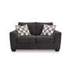 LOREO SOFA SET 3 PCS - DARK GREY