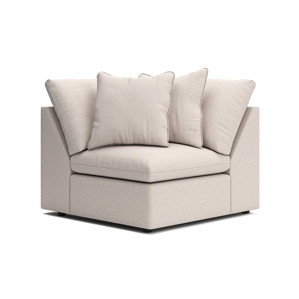 WHITEHAVEN SECTIONAL SOFA 5 PCS - WHITE