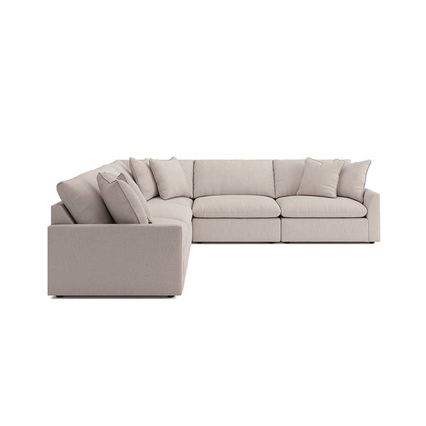 WHITEHAVEN SECTIONAL SOFA 6 PCS - WHITE