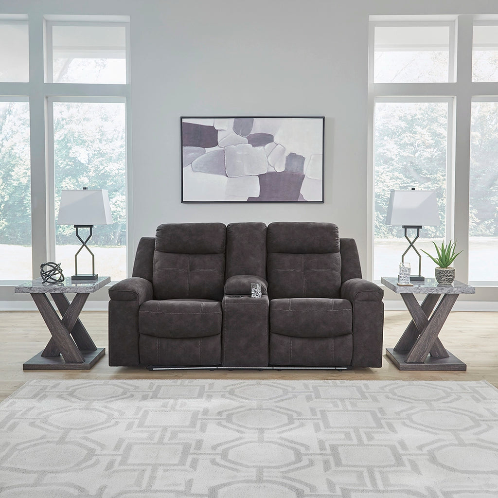 Brysonview LOVESEAT RECLINER 2 SEATER - DARK GREY