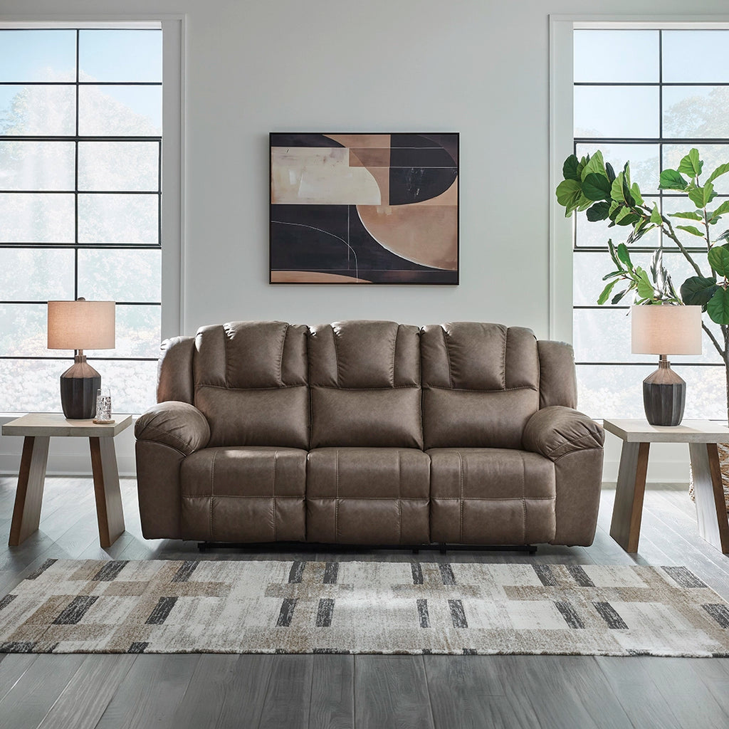KNOXLEE SOFA RECLINER 3 SEATER - GREY
