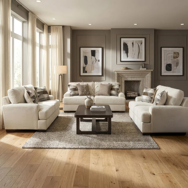 NOLENBURG SOFA SET 3 PCS - BEIGE