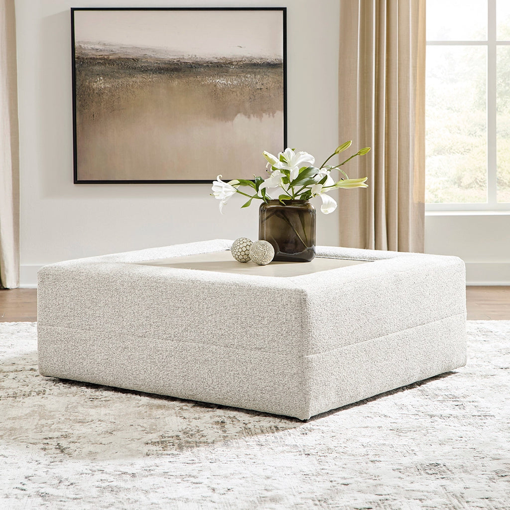 STONECROFT MANOR OTTOMAN - GREY