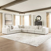STONECROFT MANOR SECTIONAL SOFA 6 PCS - GREY