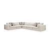 STONECROFT MANOR SECTIONAL SOFA 6 PCS - GREY