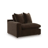 Maxton Heights SECTIONAL SOFA 6 PCS - DARK BROWN