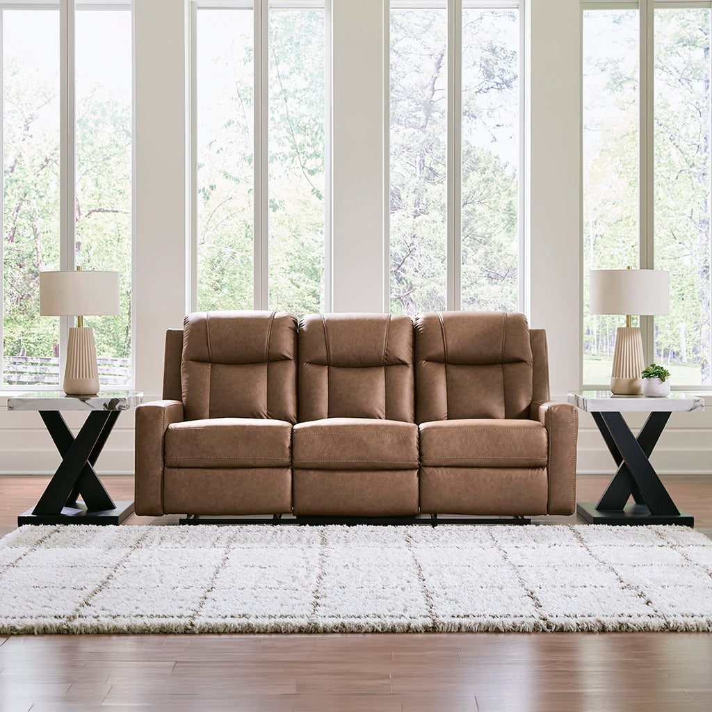 MACKMENVILLE SOFA RECLINER 3 SEATER - BROWN