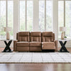 MACKMENVILLE SOFA RECLINER 3 SEATER - BROWN
