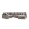 Lindon SECTIONAL SOFA 3 PCS - GREY