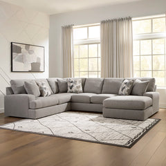 Lindon SECTIONAL SOFA 3 PCS - GREY