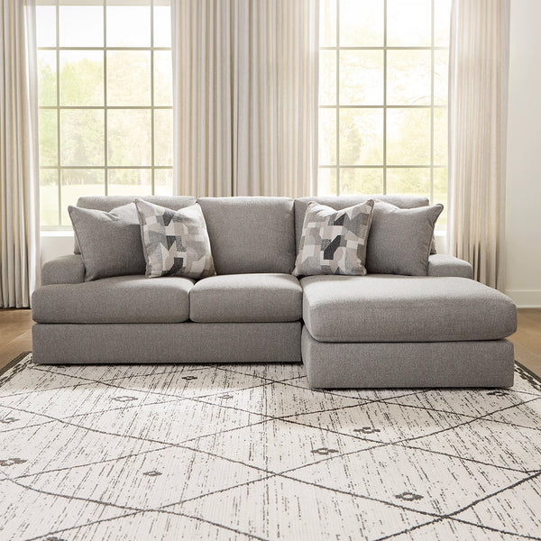 LINDON SECTIONAL SOFA 2 PCS - GREY