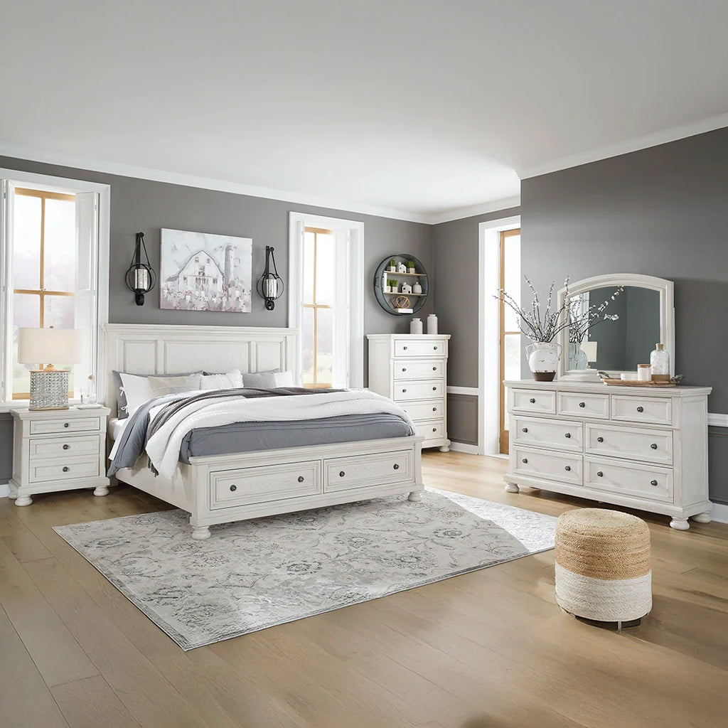 ROBBINSDALE BEDROOM SET KING SIZE (193*203 CM)