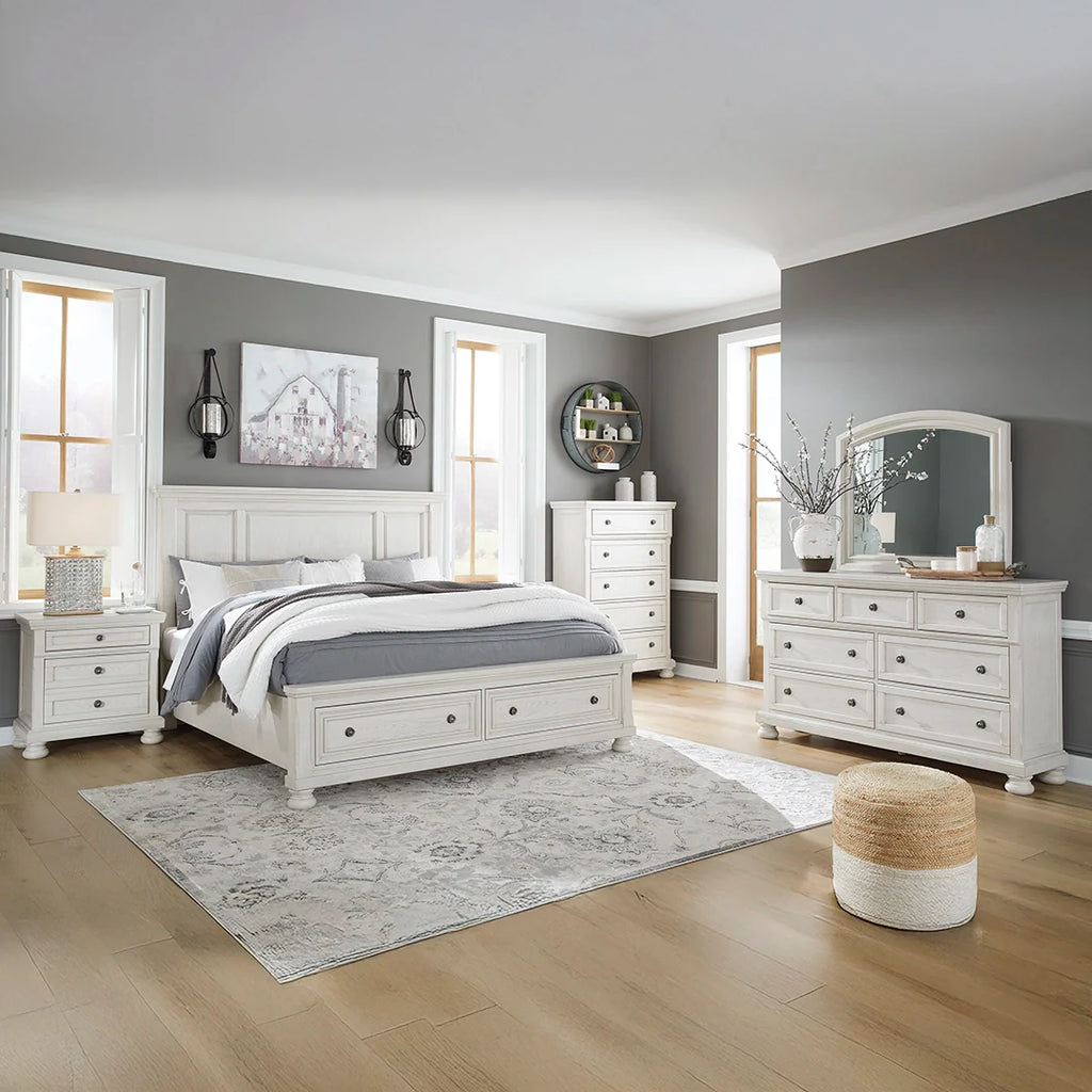 ROBBINSDALE BEDROOM SET KING SIZE (193*203 CM)