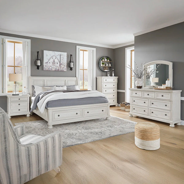 ROBBINSDALE BEDROOM SET KING SIZE (193*203 CM)