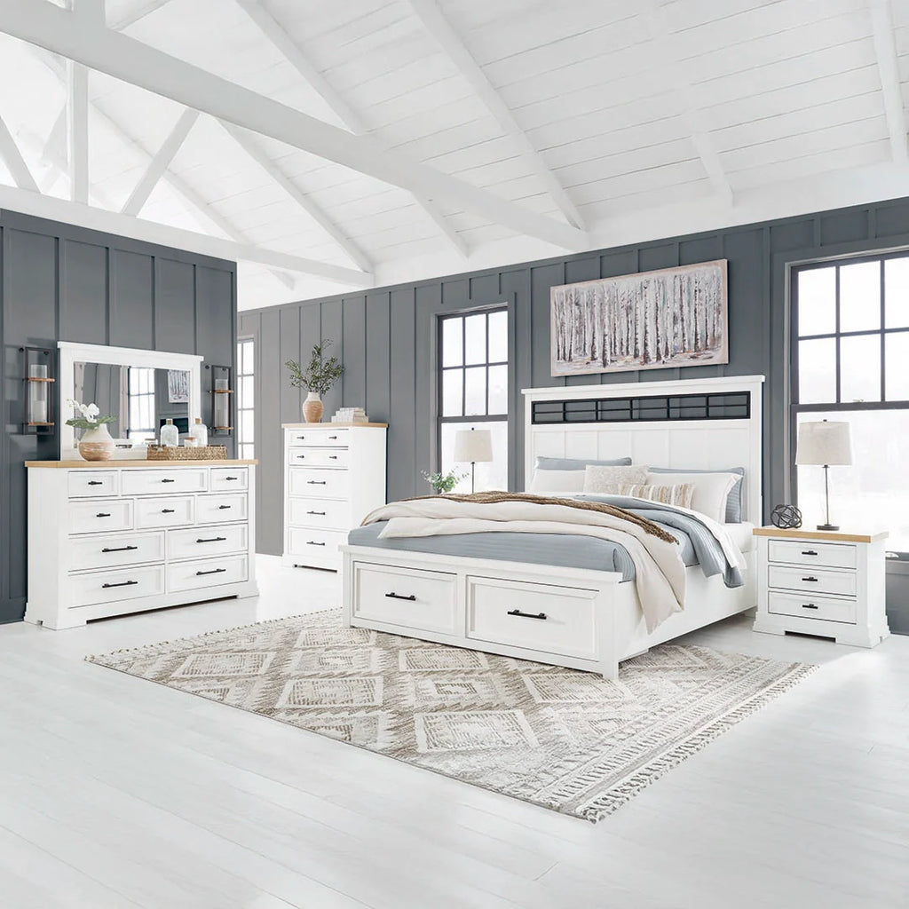 ASHBRYN BEDROOM SET KING SIZE (193*203CM)