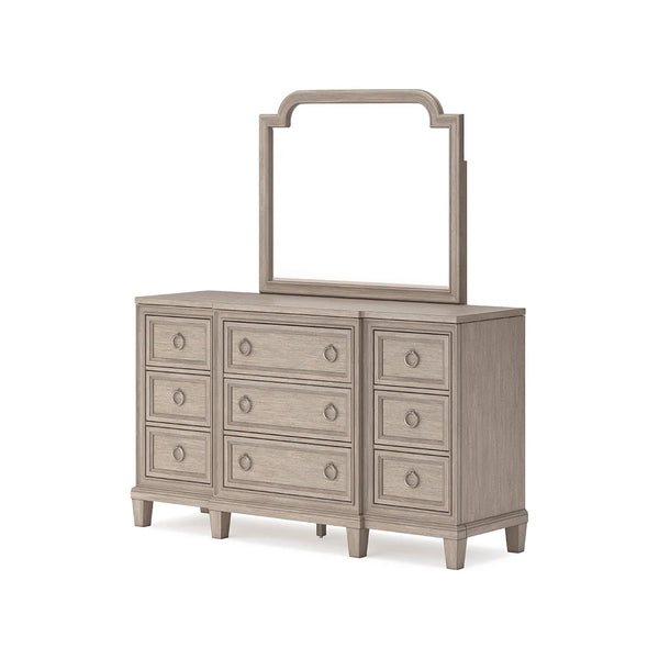 JORLAINA BEDROOM SET KING SIZE (193*203 CM) LIGHT BROWN